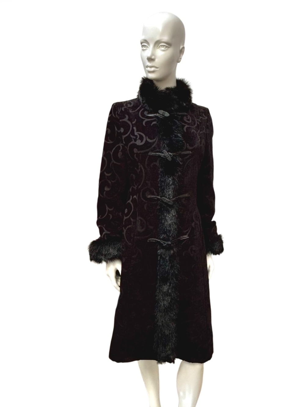 Vintage Y2K Penny Lane Brocade Coat